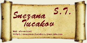 Snežana Tucakov vizit kartica